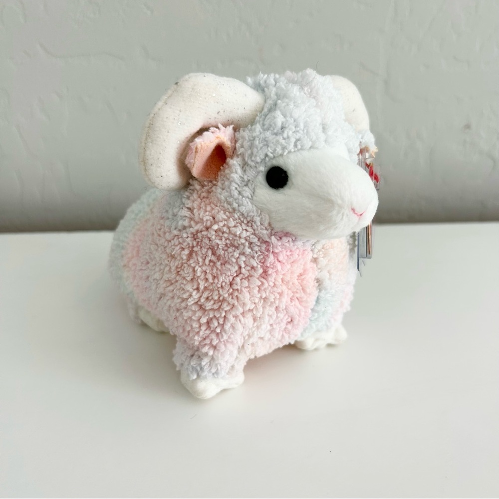Beanie Babies Bam the Ram Plush Toy | TY Bam Sheep Stuffed Animal - Picture 10 of 10